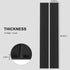 【Pre Order】Luxury Black Acoustic Soild Wood Wall Panels ( 2 Panels Per Box)