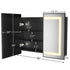 Hausvita Framed Recessed LED Light Bathroom Medicine Cabinet -medium