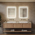 Compact Center Glow LED Bathroom Mirror 