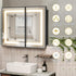 Hausvita Framed Recessed LED Light Bathroom Medicine Cabinet -medium