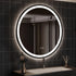 4 in 1 Black Framed Round Bathroom Mirror 