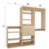 58.5-94.5'' W Closet System Starter Kit 