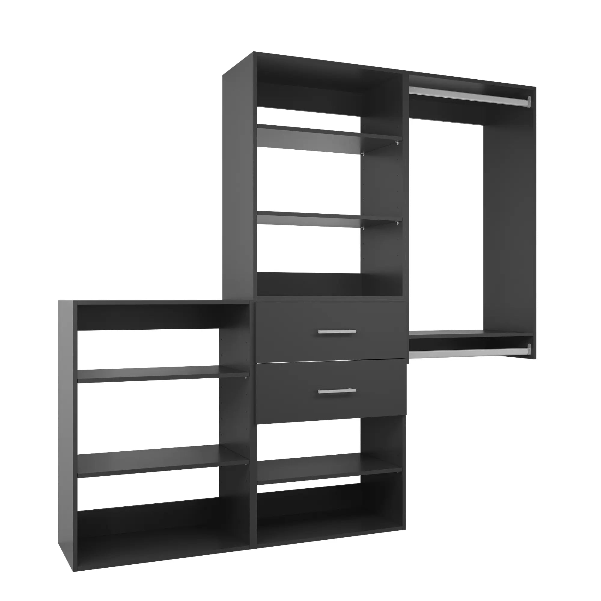 58.5-94.5'' W Closet System Starter Kit 