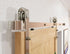 6.6FT Colorful Sliding Barn Door Hardware Track Kit for 1 Doors, J Shape(No Door) 