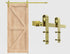 6.6FT Colorful Sliding Barn Door Hardware Track Kit for 1 Doors, J Shape(No Door) 