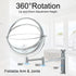 8-inch Height Adjustable Pivot Mirrors for Bathrooms 