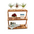 Acacia 3 Tiers Wooden Plants Stand Foldable Shoe Rack 