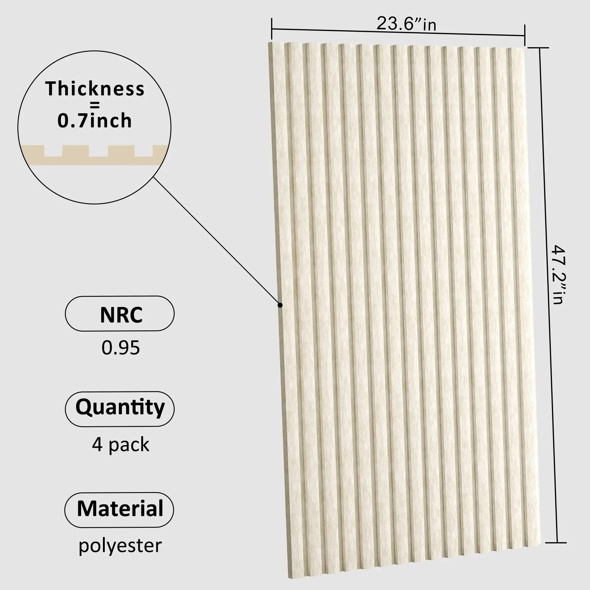 Acoustical cotton wall panel 