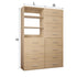 Black Storage Armoire With Drawers 