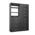 Black Storage Armoire With Drawers 