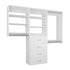Closet Organizing System With Drawers 