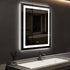 Compact Center Glow LED Bathroom Mirror 