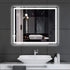 Compact Center Glow LED Bathroom Mirror 