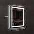 Compact Edge Glow LED Bathroom Mirror 