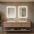 Compact Edge Glow LED Bathroom Mirror 