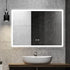 Compact Edge Glow LED Bathroom Mirror 