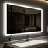 Compact Edge Glow LED Bathroom Mirror 