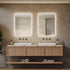 Compact Sleek Backlit LED Bathroom Mirror 