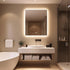 Compact Sleek Backlit LED Bathroom Mirror 