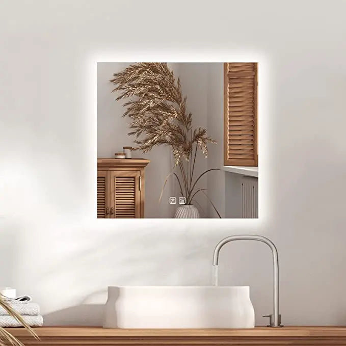 Compact Sleek Backlit LED Bathroom Mirror 