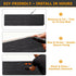 HAUSVITA 6-Packs  Faux Stone Wall Covering Panels 