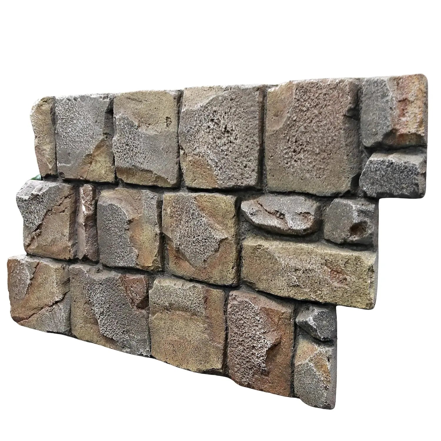 HAUSVITA 6-Packs  Faux Stone Wall Covering Panels 