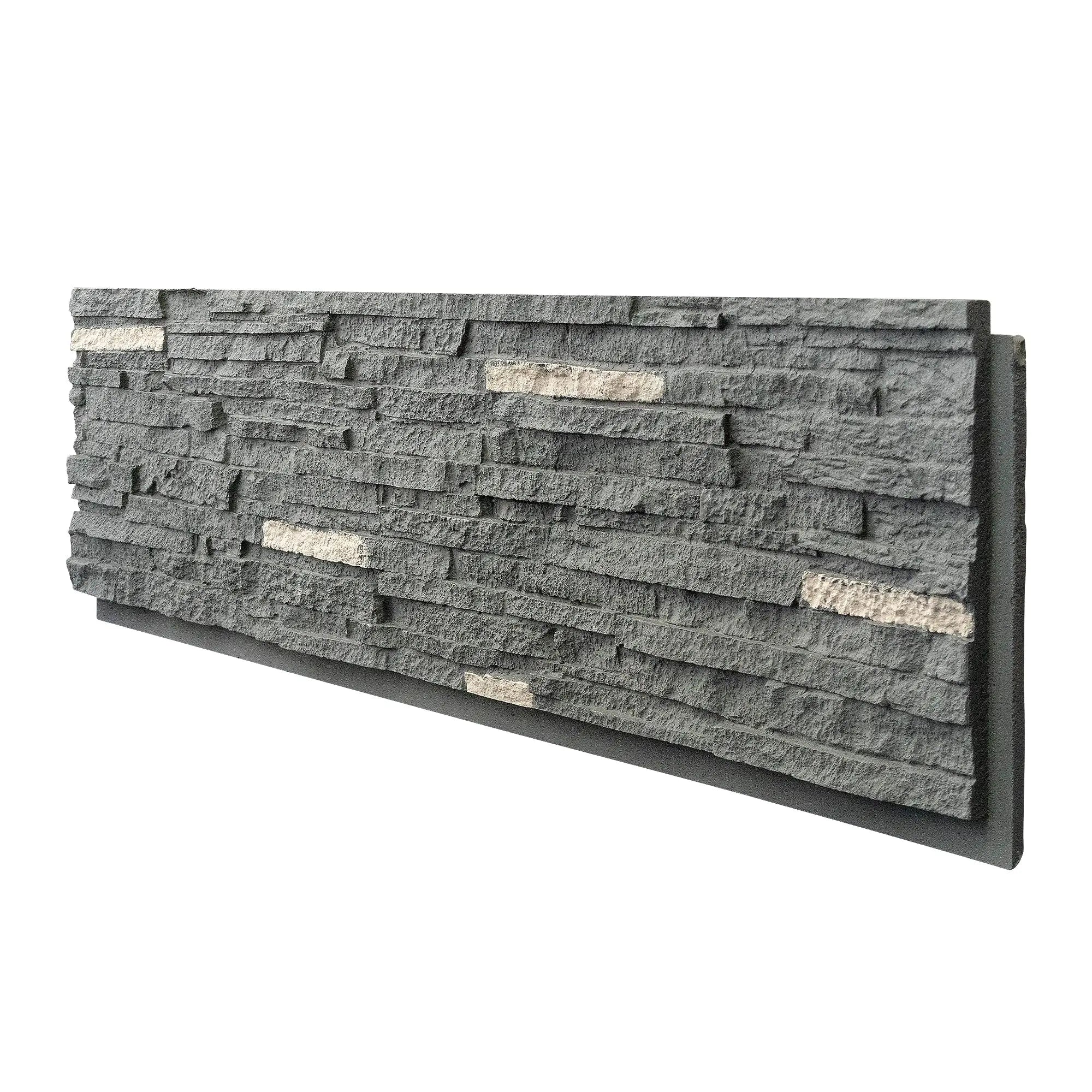 HAUSVITA 6-Packs  Faux Stone Wall Covering Panels 