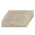 HAUSVITA 6-Packs  Faux Stone Wall Covering Panels 