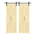 HAUSVITA  Bifold Barn Door with Hardware Kit 