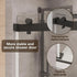 HAUSVITA  Frameless Double Sliding Shower Door 