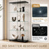 HAUSVITA  Glass Display Cabinet with 3 Shelves and Double Doors 