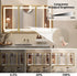 HAUSVITA  Lighted Bathroom Medicine Cabinet with Mirror 