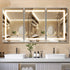 HAUSVITA  Lighted Bathroom Medicine Cabinet with Mirror 
