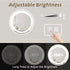 HAUSVITA  Round Center Glow LED Bathroom Mirror 