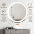 HAUSVITA  Round Center Glow LED Bathroom Mirror 