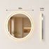 HAUSVITA  Round Center Glow LED Bathroom Mirror 