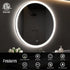 HAUSVITA  Round Edge  Glow LED Bathroom Mirror 