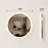 HAUSVITA  Round Edge  Glow LED Bathroom Mirror 