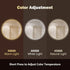 HAUSVITA  Round Sleek Backlit LED Bathroom Mirror 