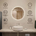 HAUSVITA  Round Sleek Backlit LED Bathroom Mirror 