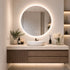HAUSVITA  Round Sleek Backlit LED Bathroom Mirror 