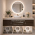 HAUSVITA  Round Sleek Backlit LED Bathroom Mirror 