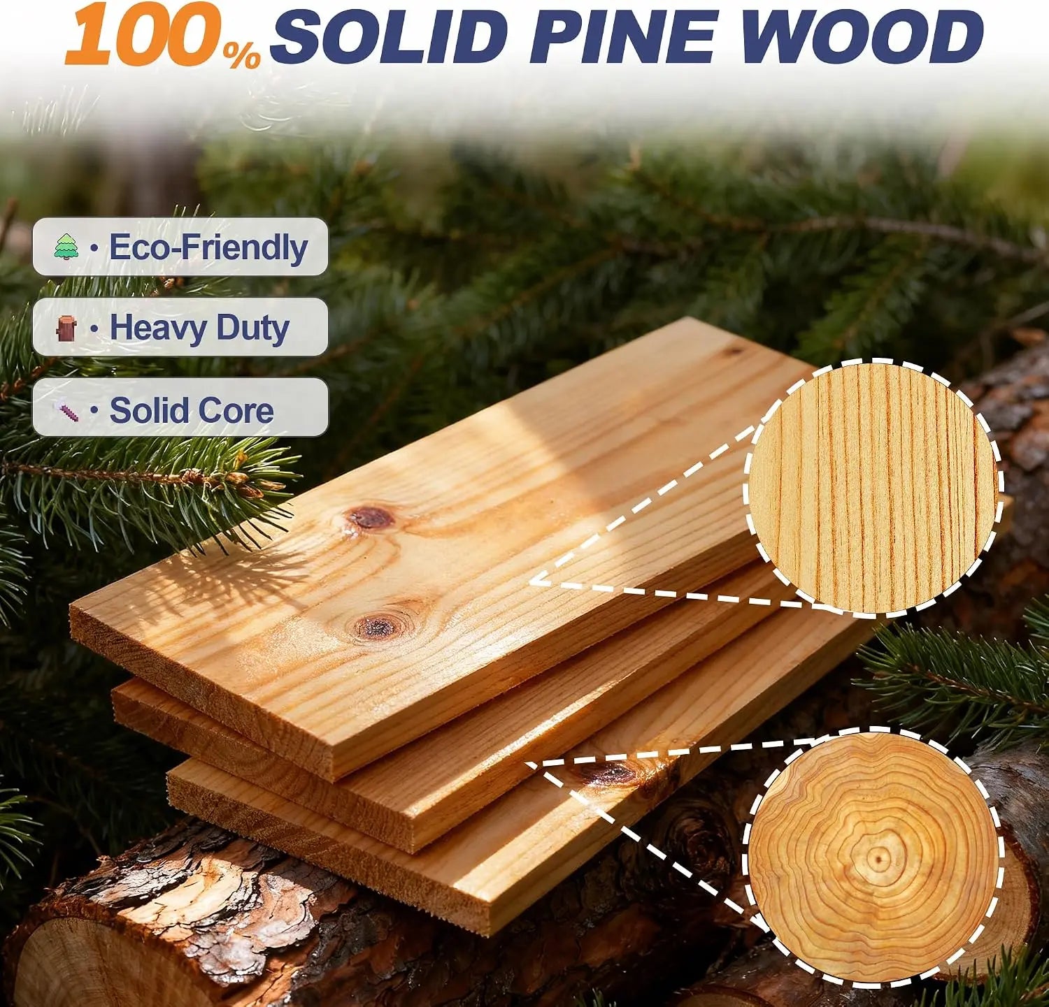HAUSVITA  Solid Pine Bi-Fold Closet Door 