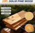 HAUSVITA  Solid Pine Bi-Fold Closet Door 