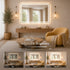 HAUSVITA Standard Center Glow LED Bathroom Mirror 