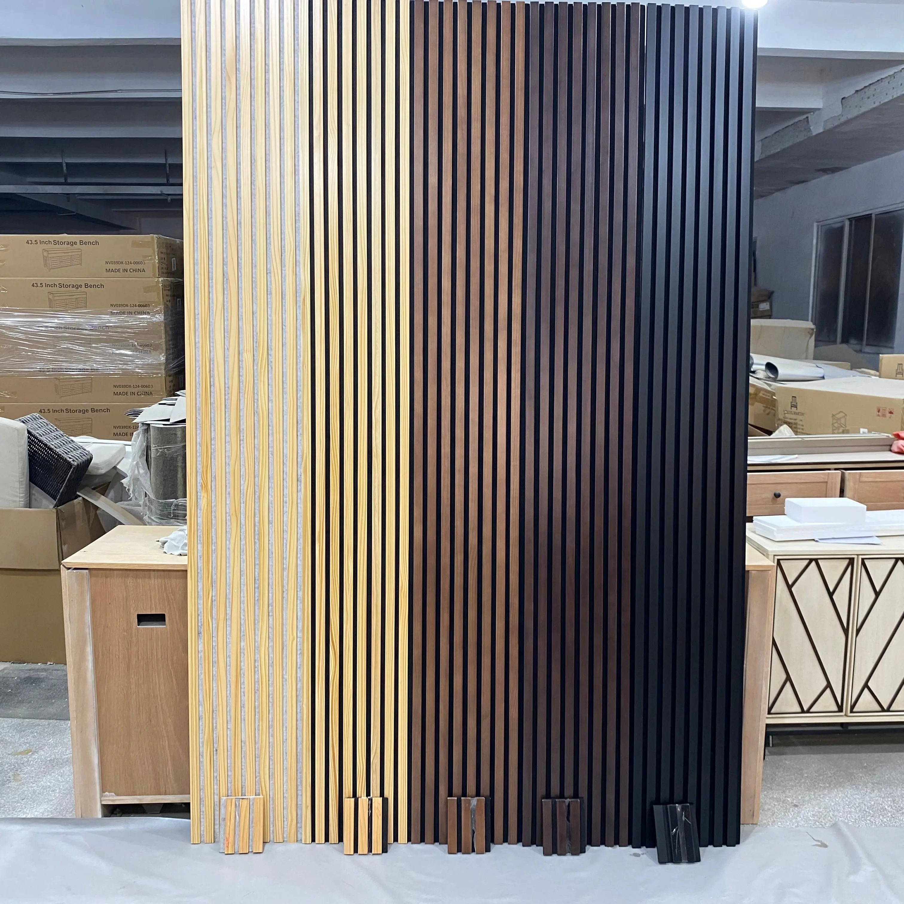 Hausvita Acoustic Soild Wood Wall Panels ( 2 Panels Per Box ) 