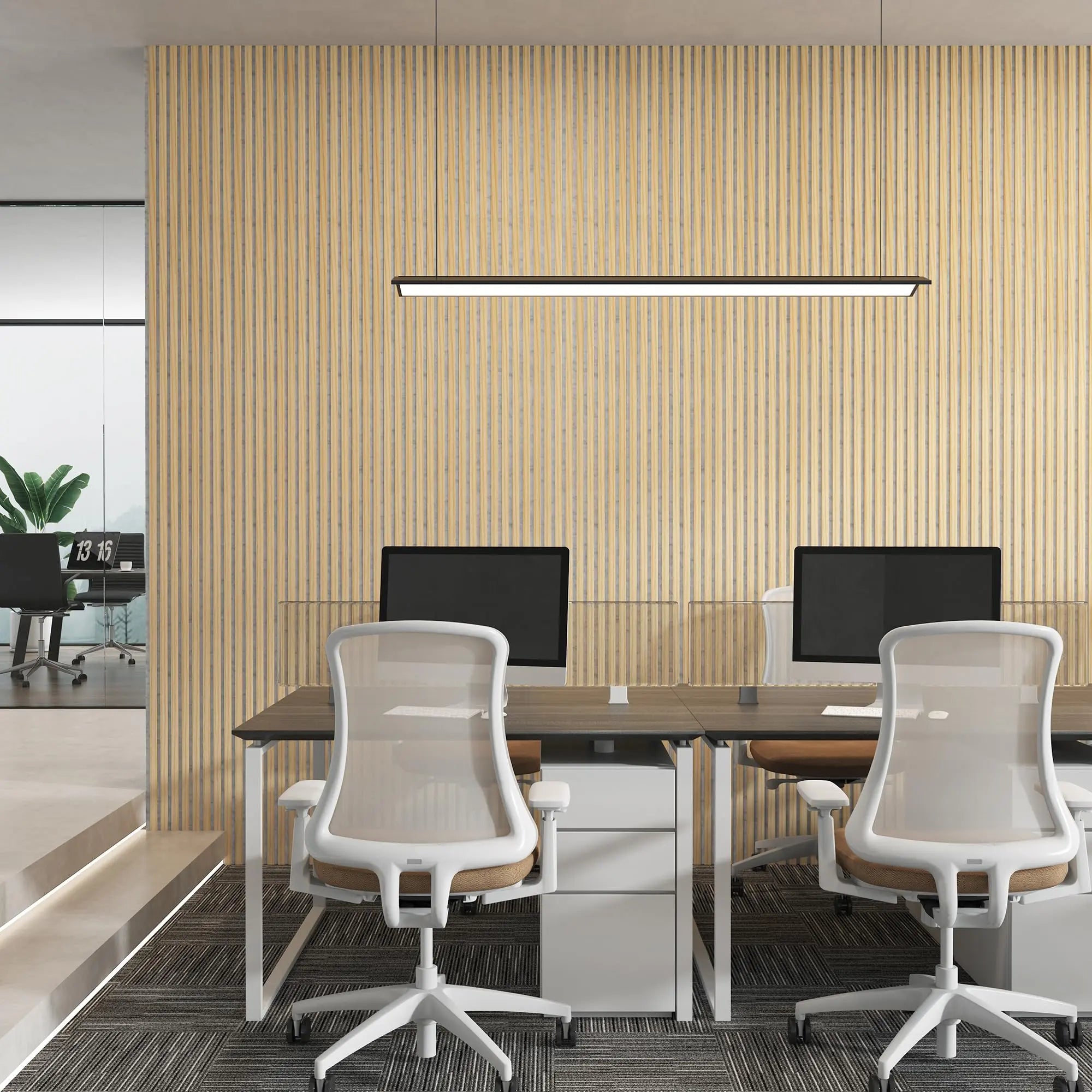 Hausvita Acoustic Soild Wood Wall Panels ( 2 Panels Per Box ) 