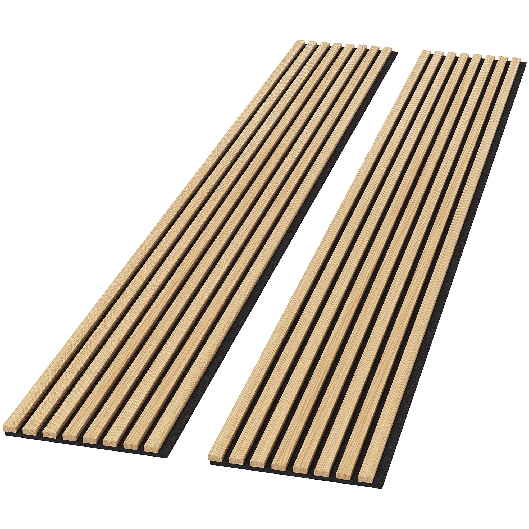 Hausvita Acoustic Solid Wood Slat Wall Panels ( 2 Panels Per Box ) 