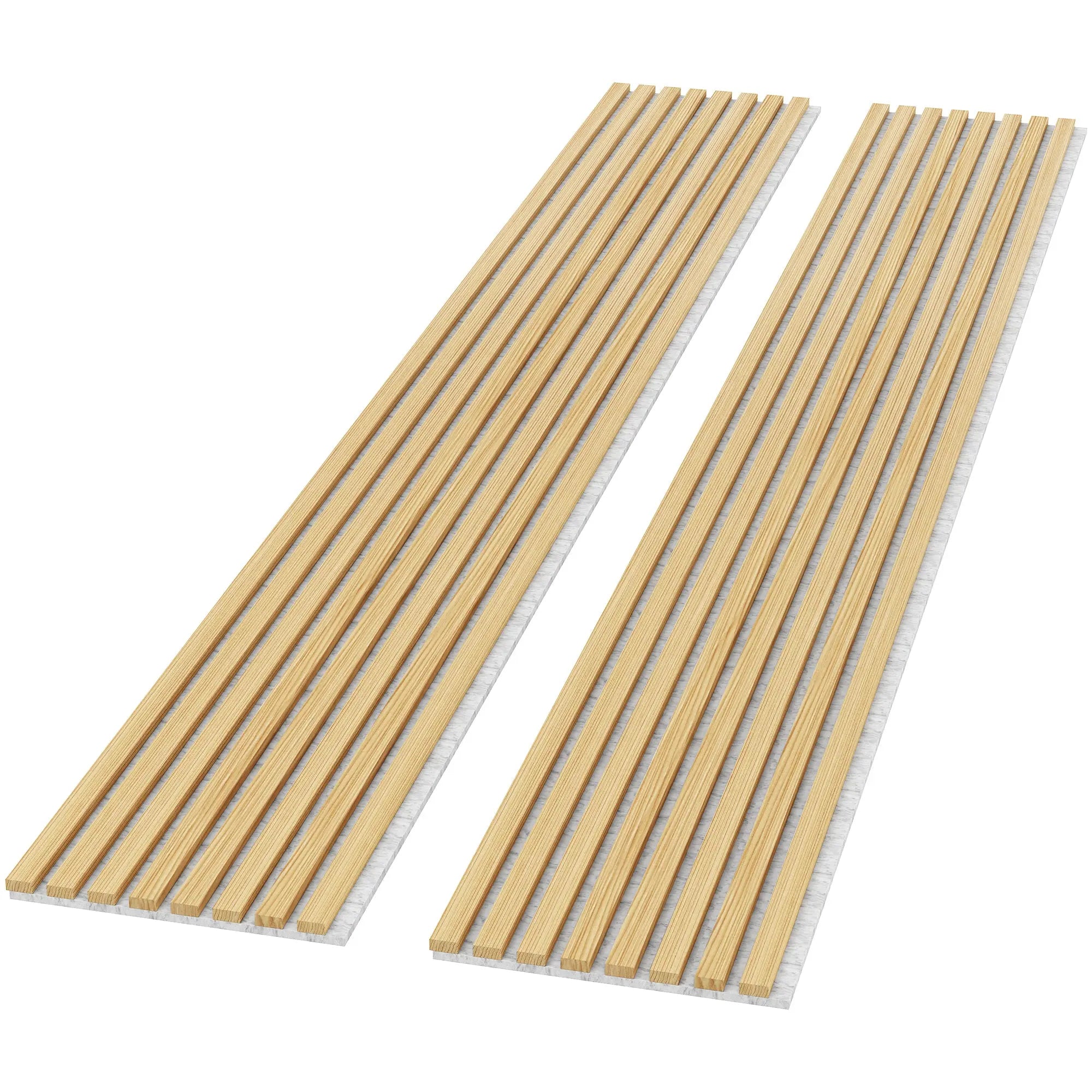 Hausvita Acoustic Solid Wood Slat Wall Panels ( 2 Panels Per Box ) 