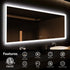 Hausvita Deluxe Edge Glow LED Bathroom Mirror 